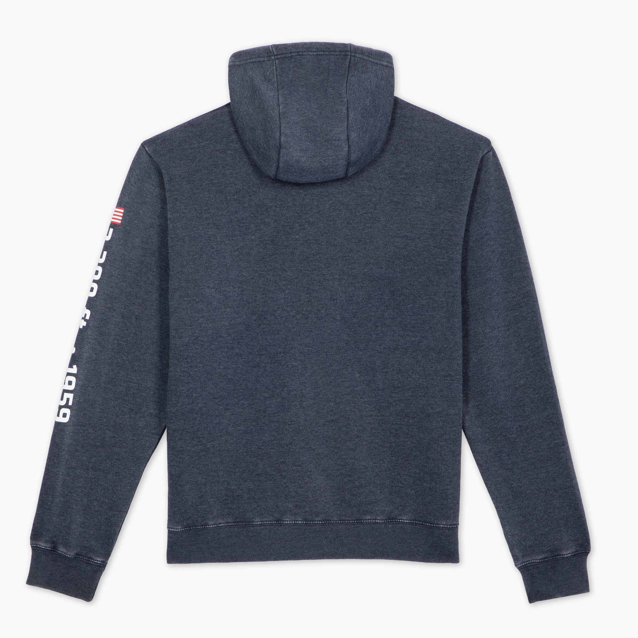 Hunter Mountain Stats Weathered Hooded Sweatshirt