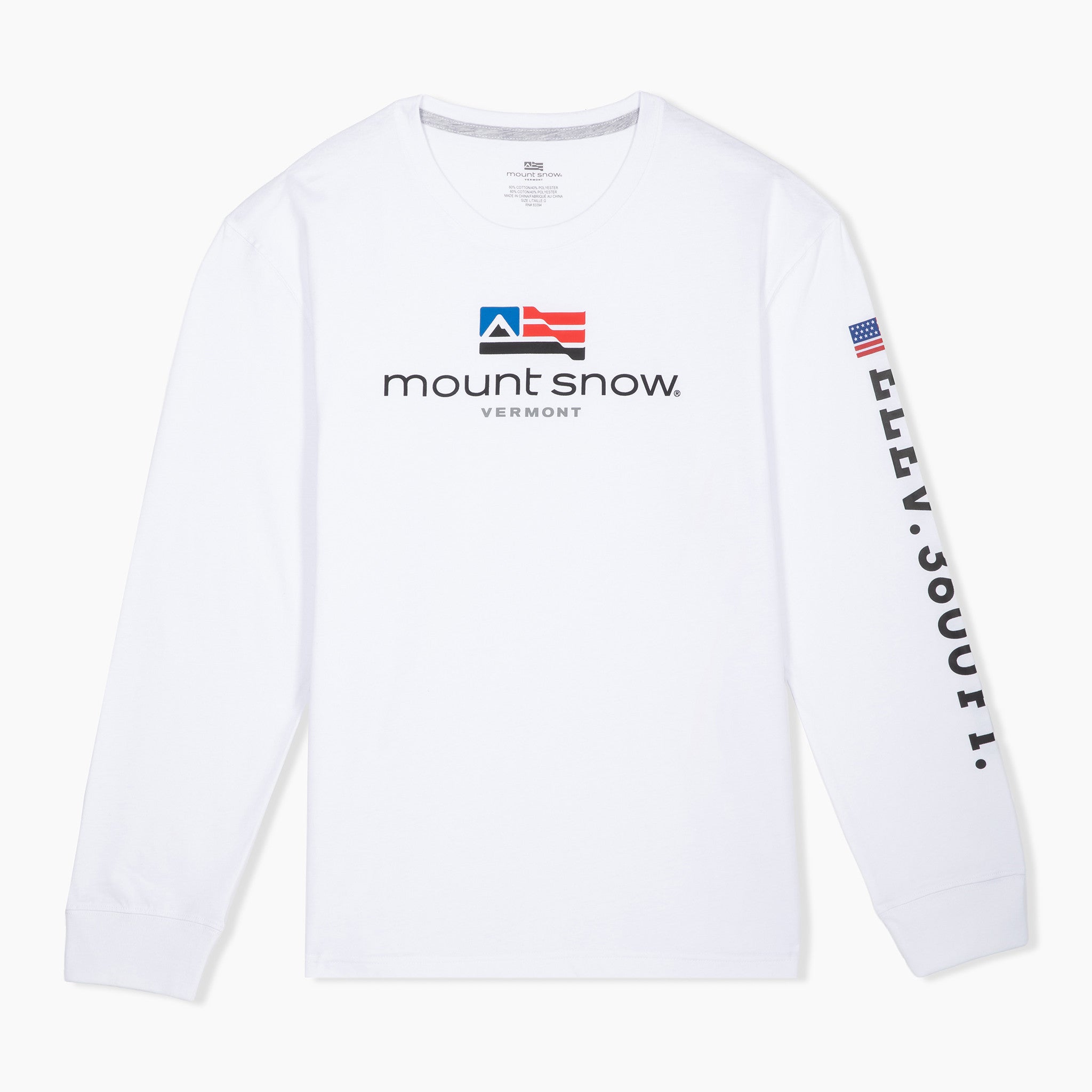 Mount Snow Classic Logo Long Sleeve Tee