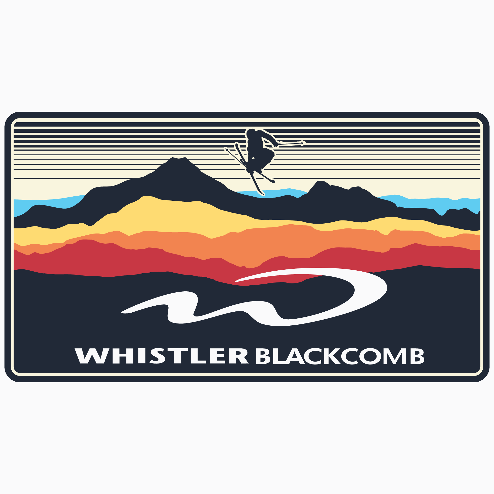 Whistler Blackcomb Abound Sticker