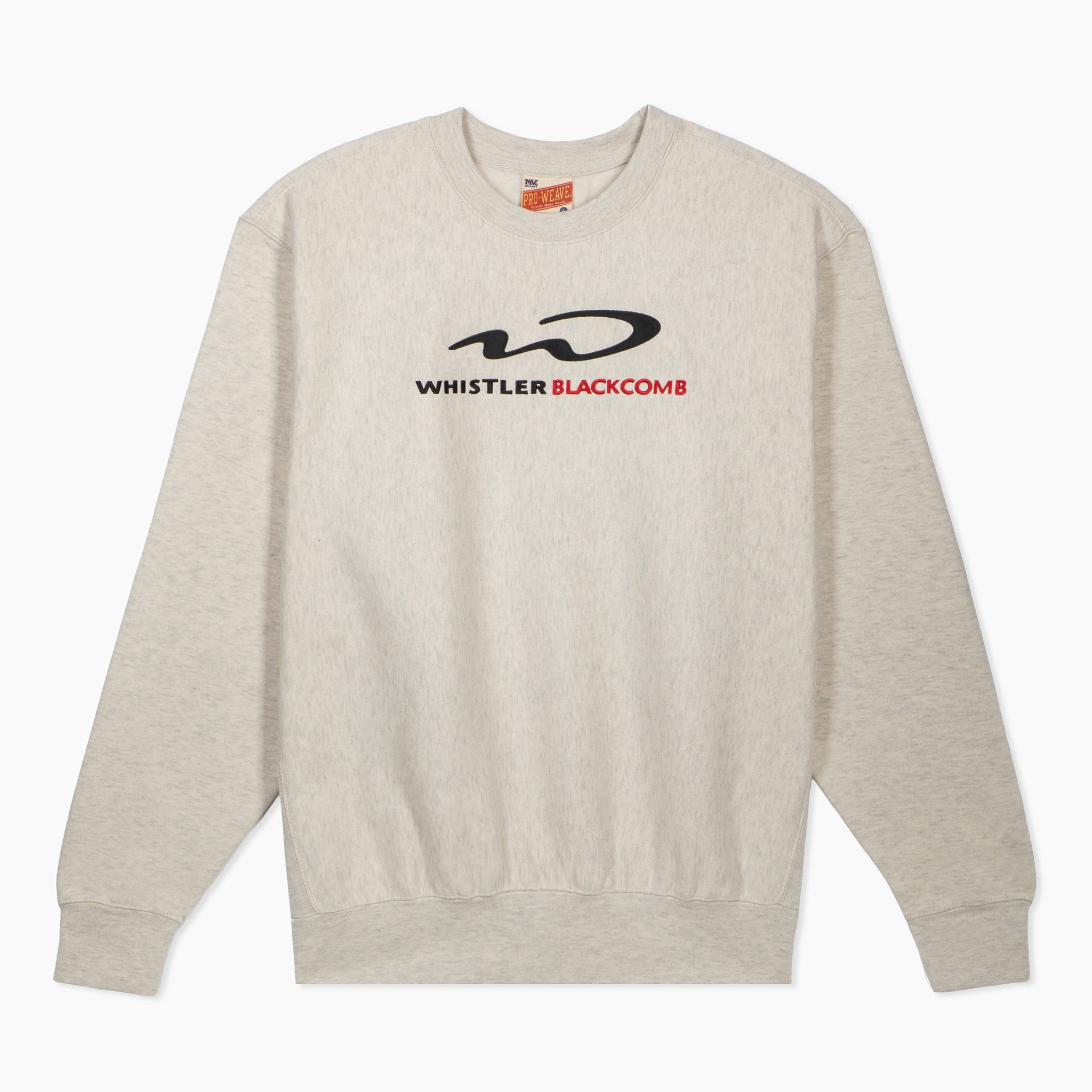 Whistler Blackcomb Applique Logo Pro-Weave Crewneck Sweatshirt