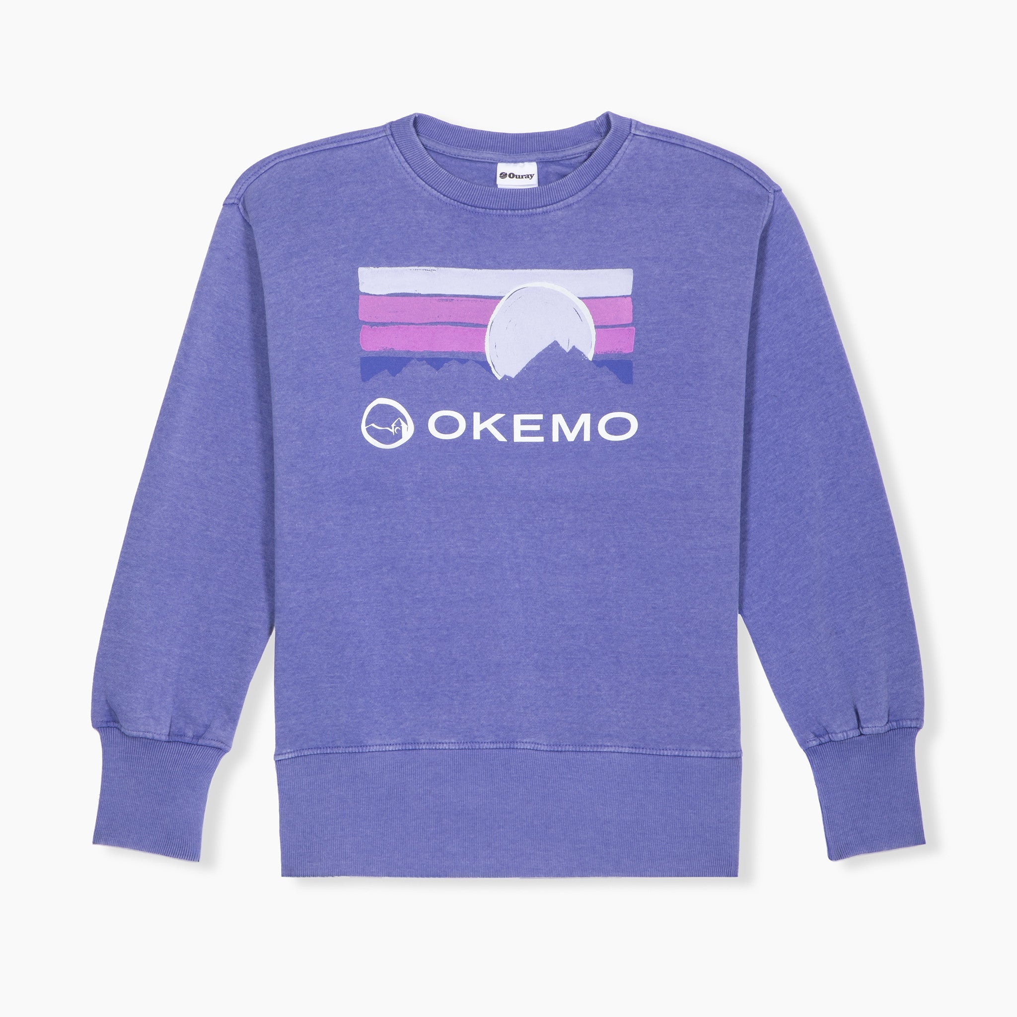 Okemo Women's Pastel Sun Weathered Crewneck Sweatshirt