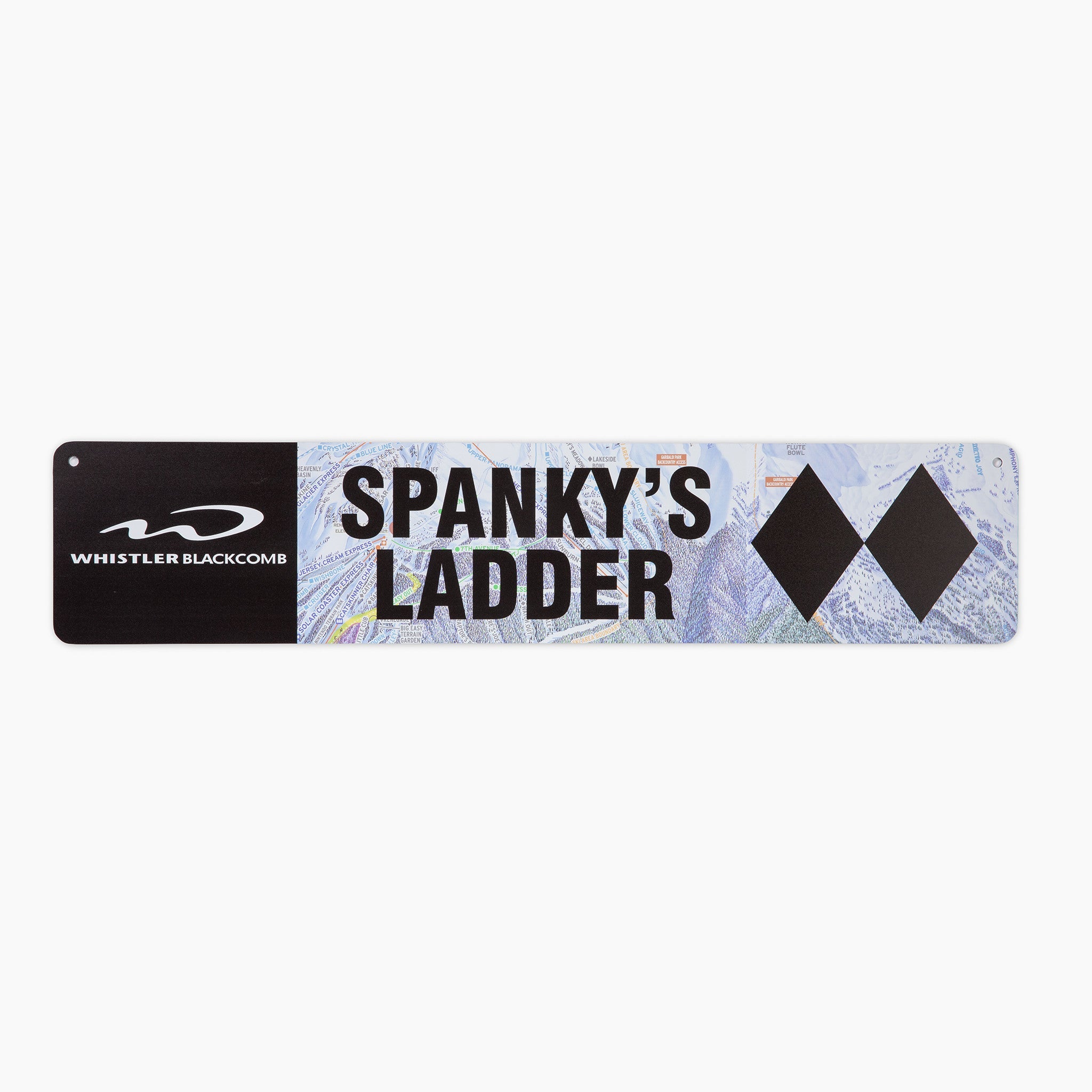 Whistler Blackcomb Spankys Trail Sign