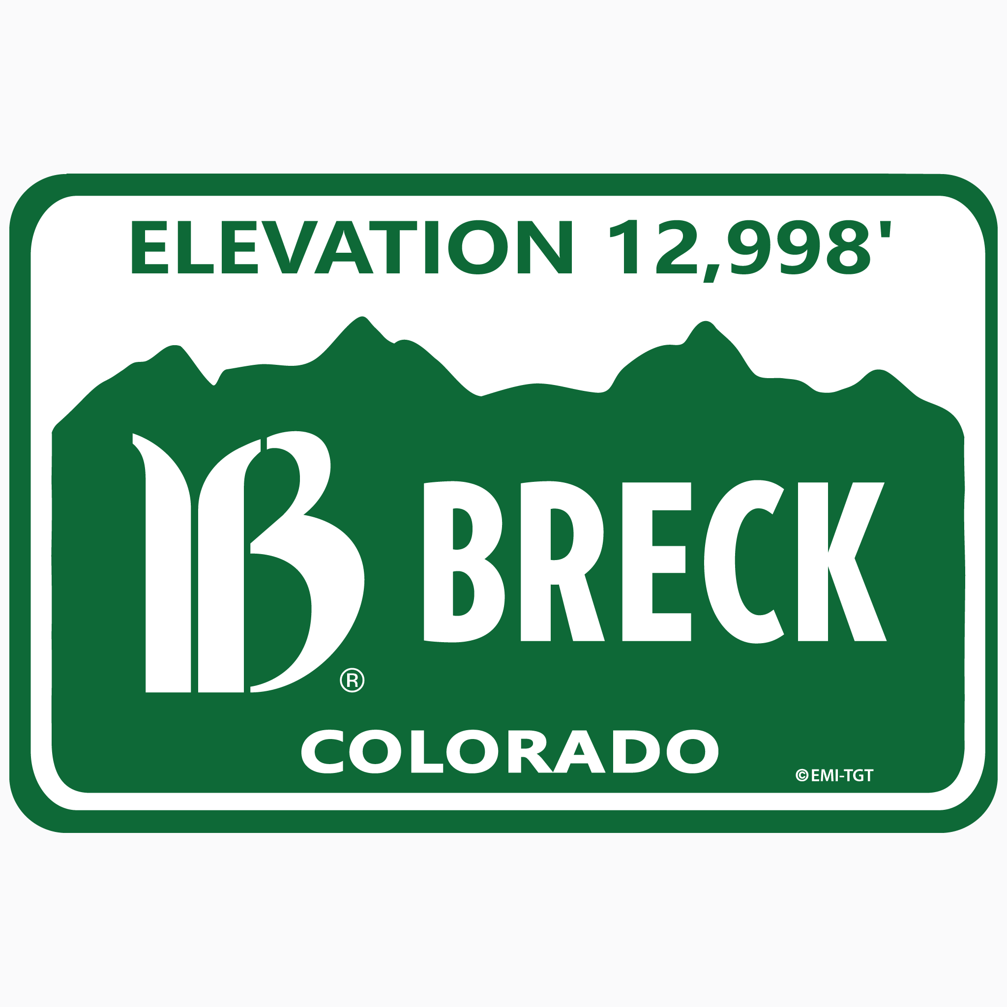 Breckenridge Colorado Pass Sticker