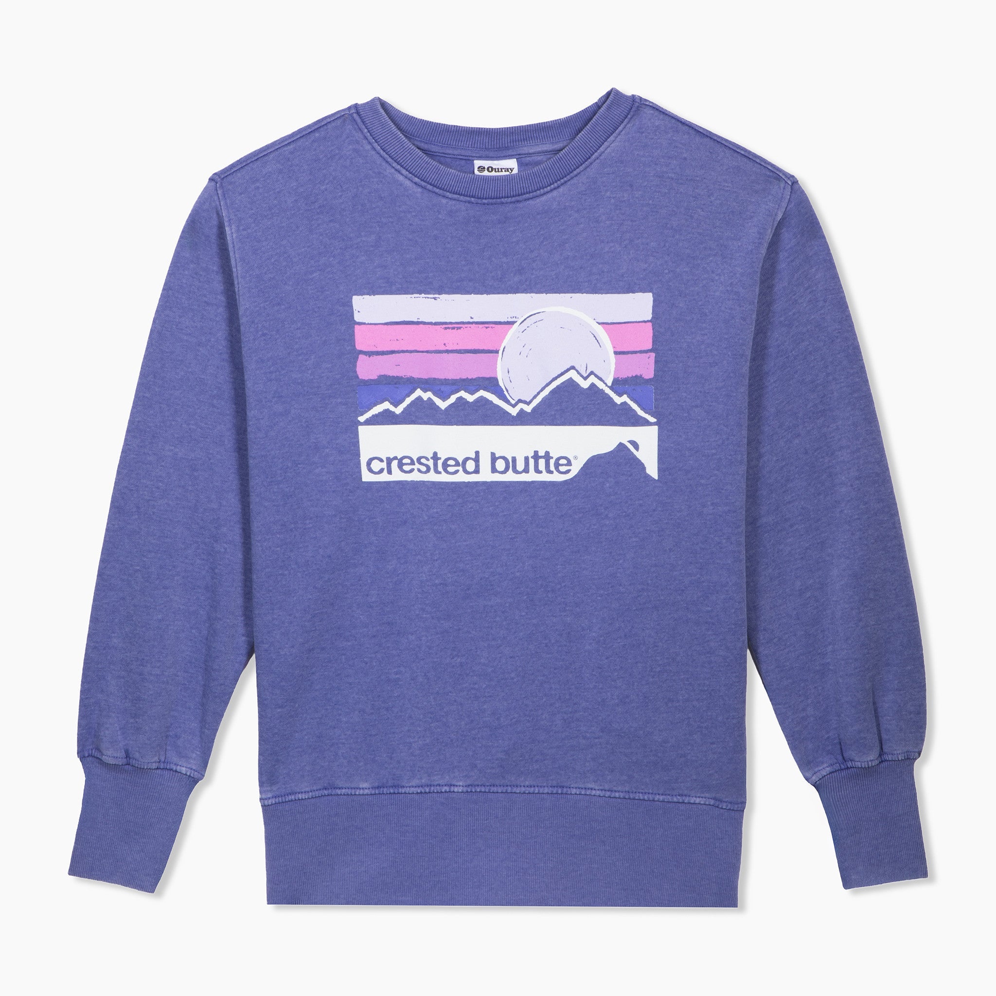 Crested Butte Women's Pastel Sun Weathered Crewneck Sweatshirt