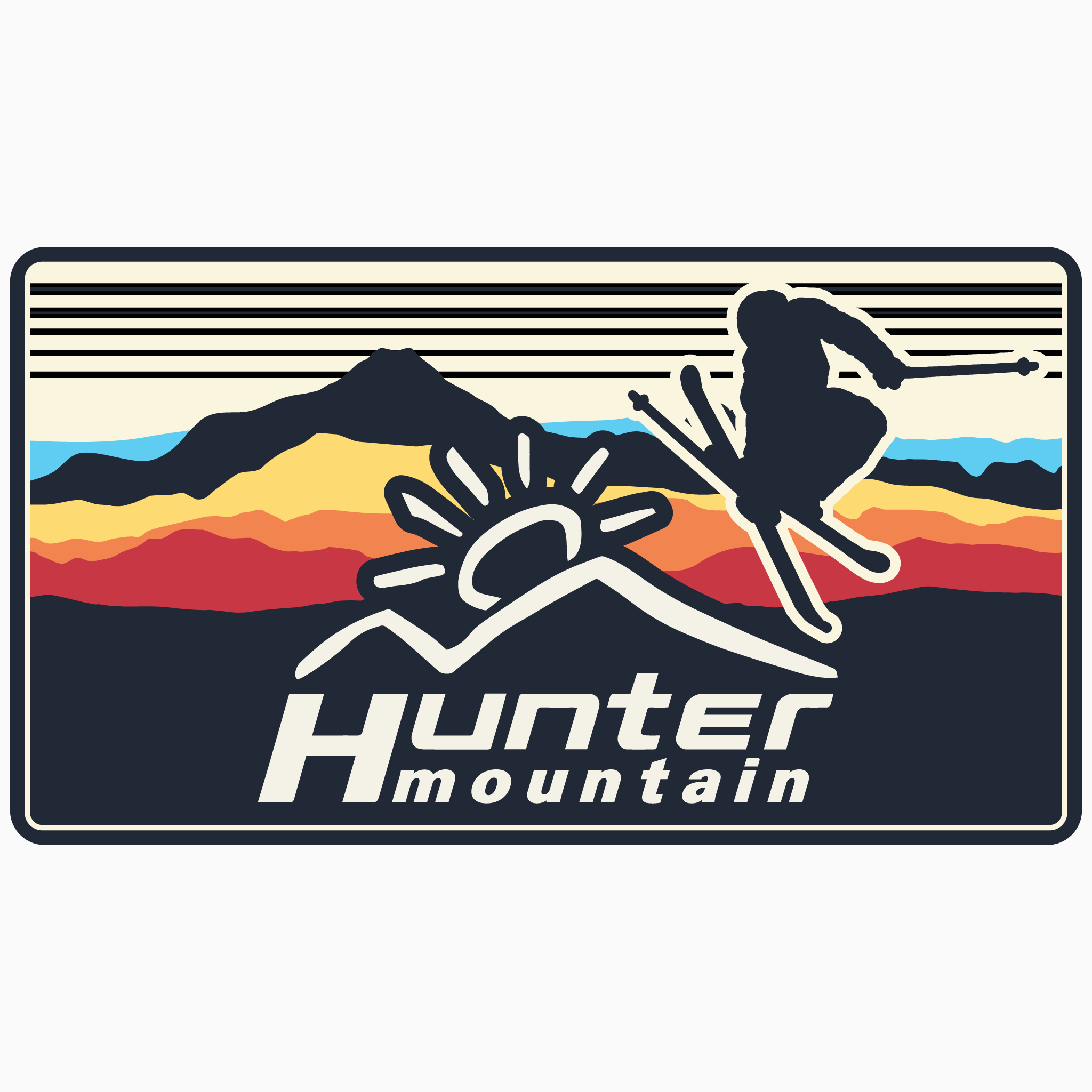 Hunter Mountain Abound Sticker