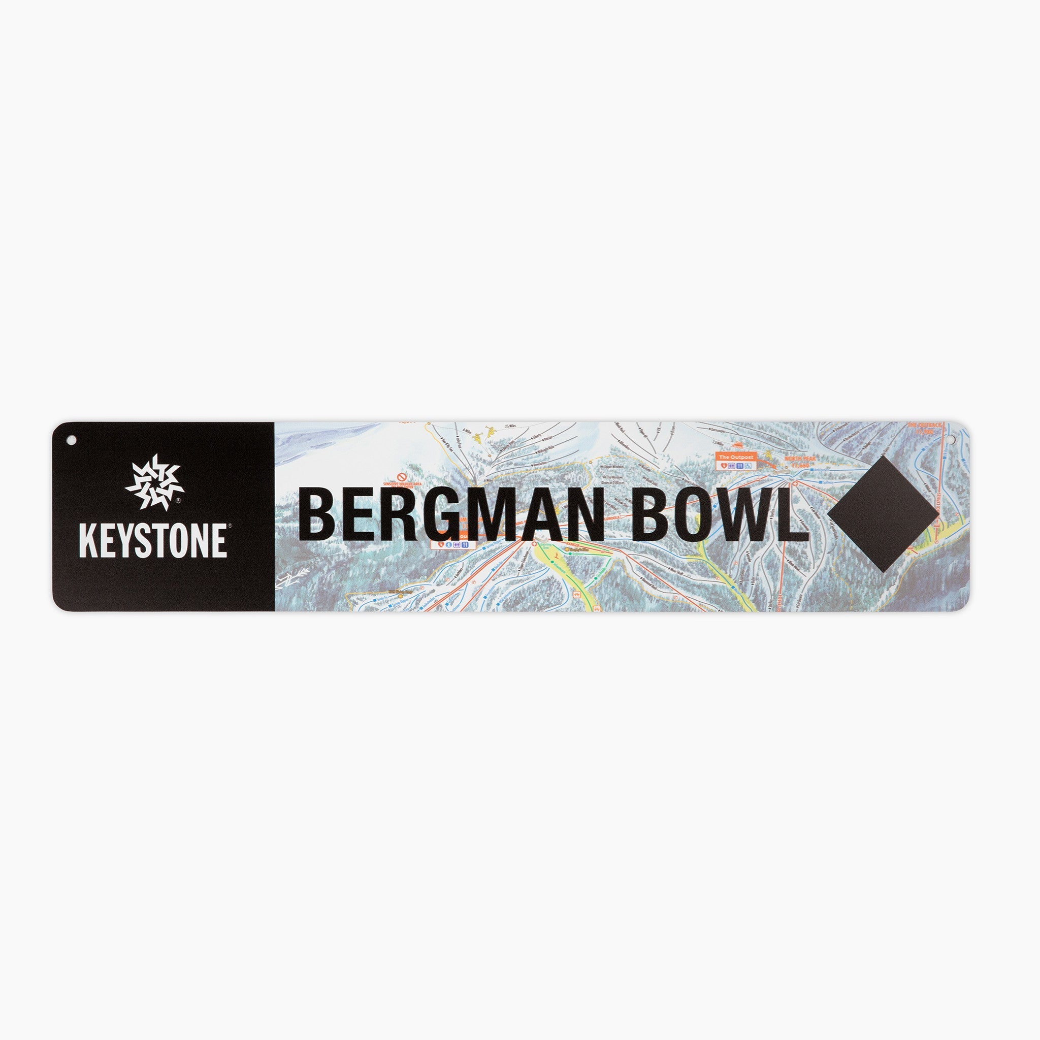 Keystone Bergman Bowl Trail Sign