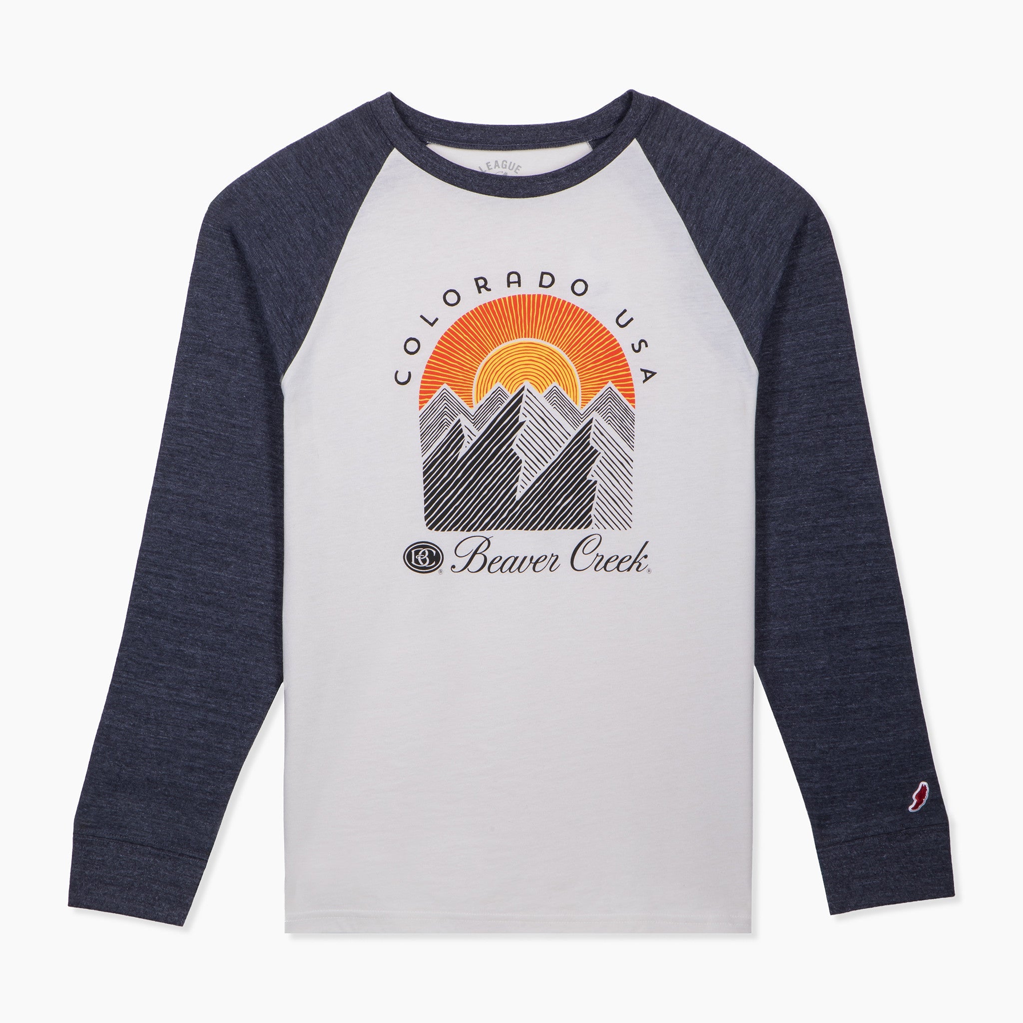 Beaver Creek Geo Thread Raglan Long Sleeve T-shirt