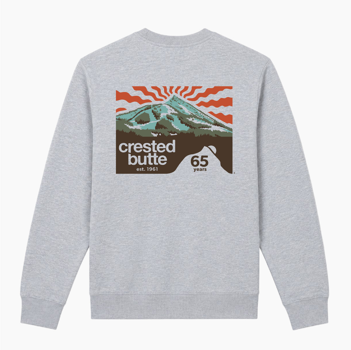 Crested Butte 65th Anniversary Crewneck Sweatshirt