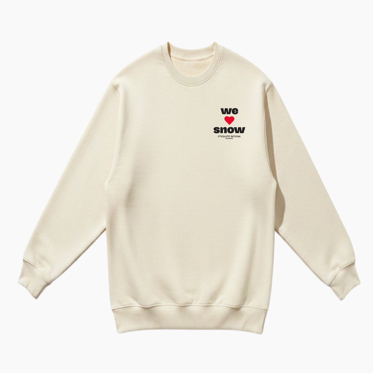 Mount Snow We Heart Snow Crewneck Sweatshirt