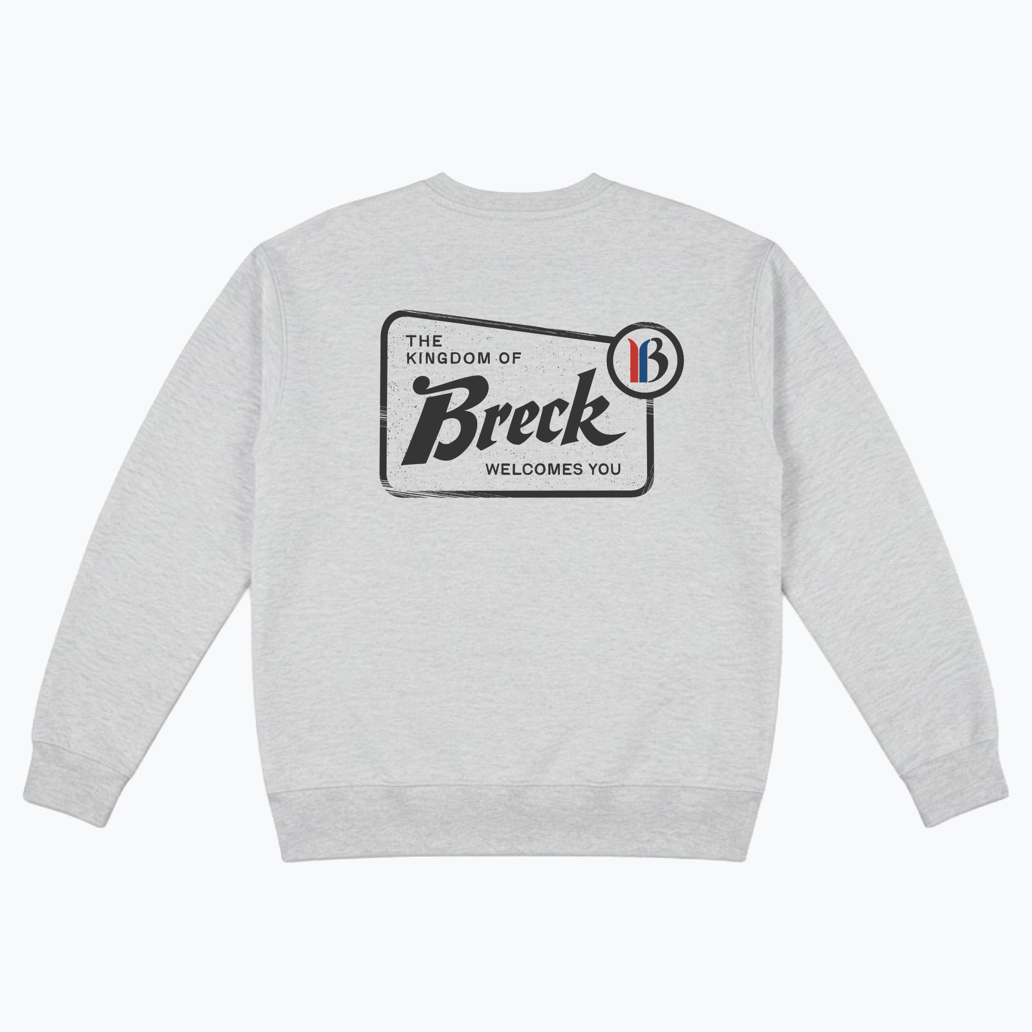 Kingdom of Breck Welcome Sign Crew Sweatshirt