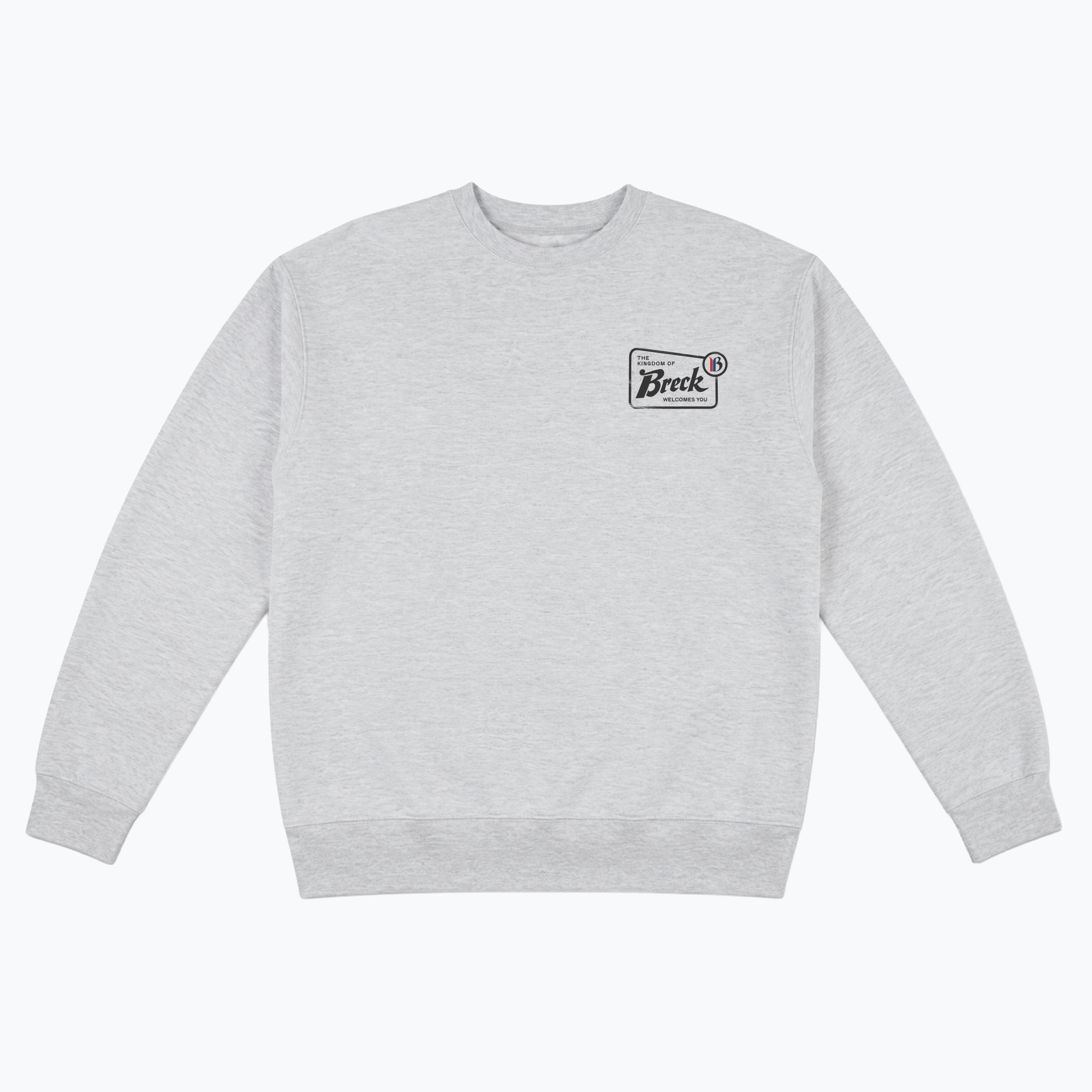 Kingdom of Breck Welcome Sign Crew Sweatshirt