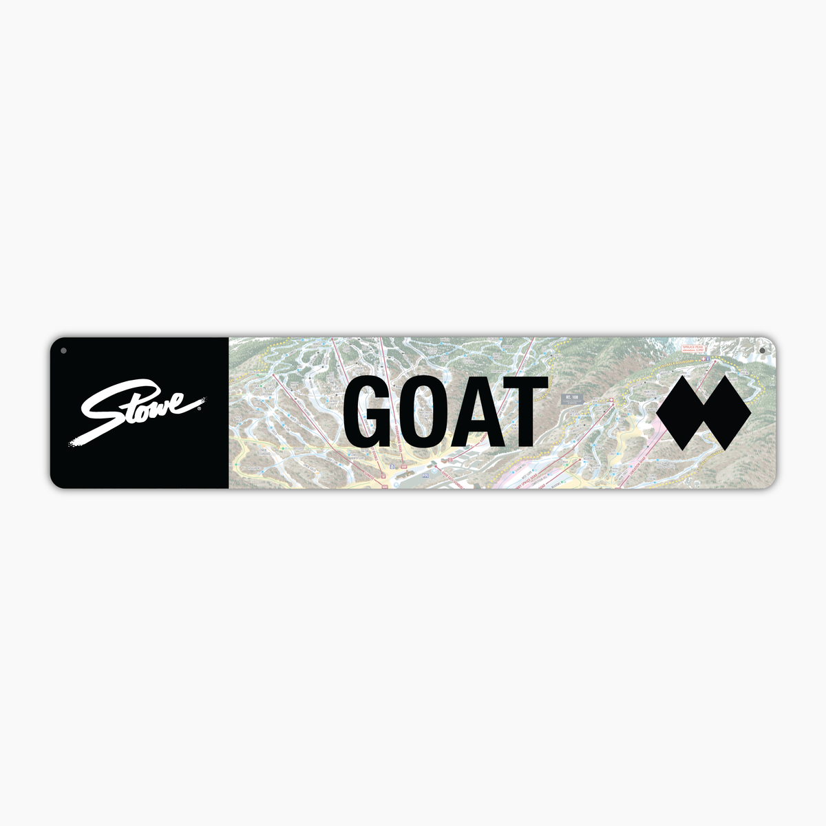 Stowe Goat Trail Sign