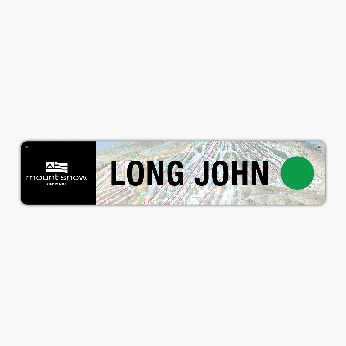 Mount Snow Long John Trail Sign