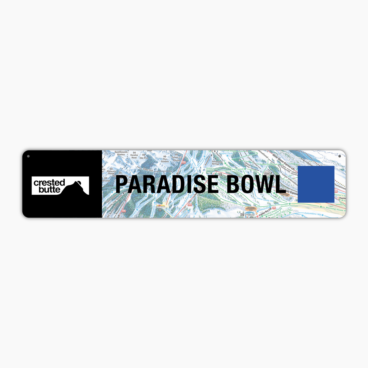 Crested Butte Paradise Bowl Trail Sign