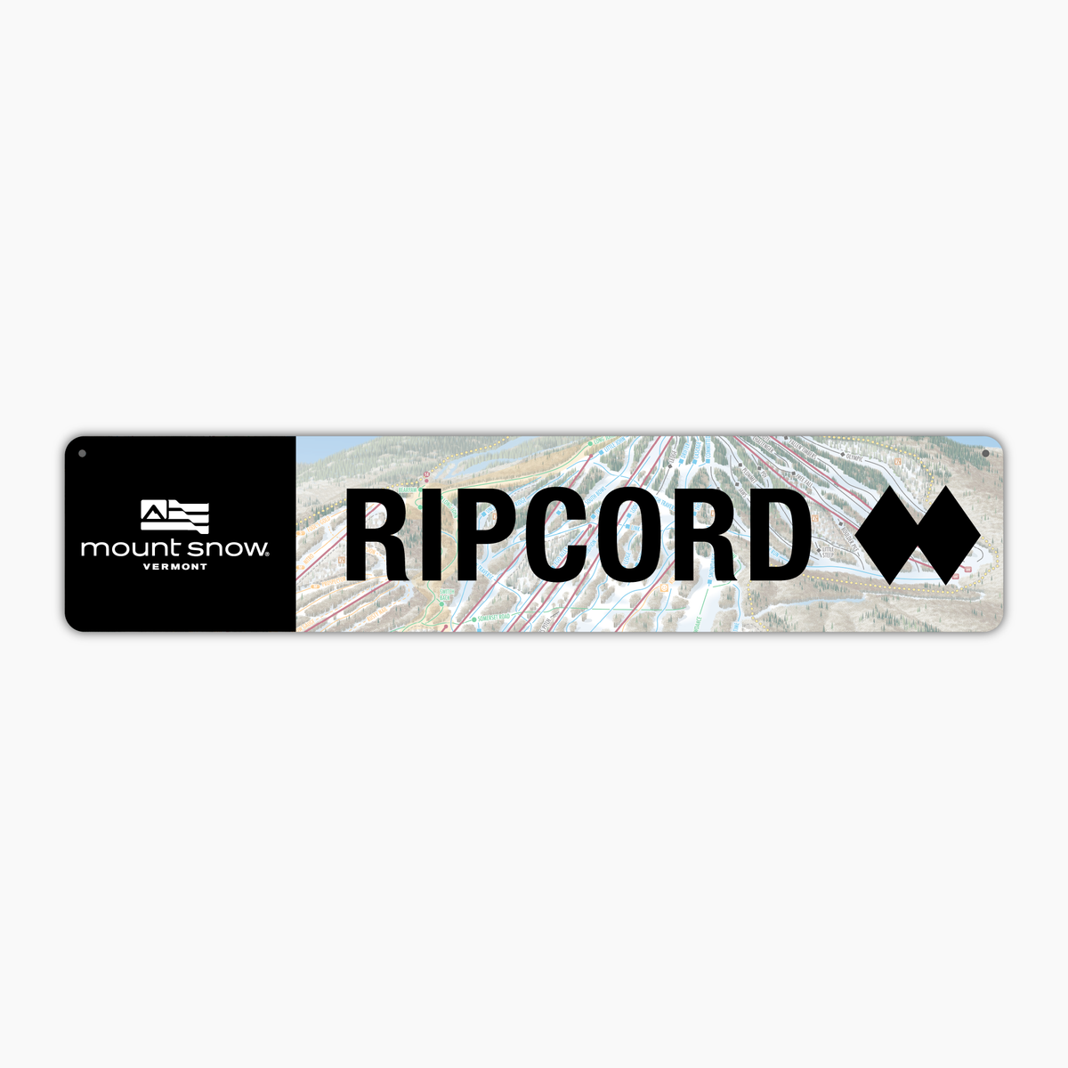 Mount Snow Ripcord Trail Sign