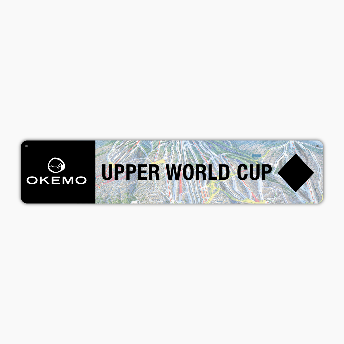 Okemo Upper World Cup Trail Sign