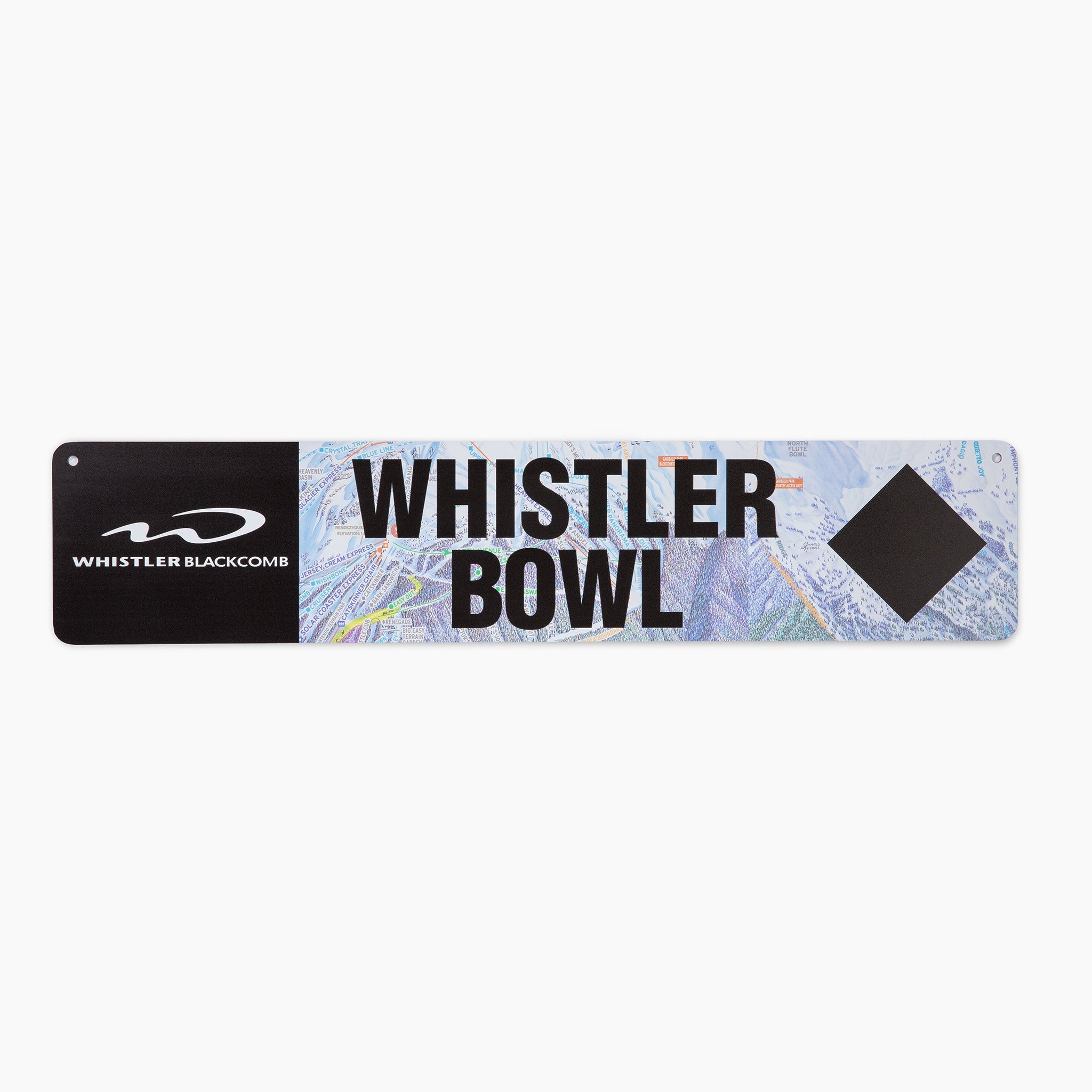 Whistler Blackcomb Whistler Bowl Trail Sign