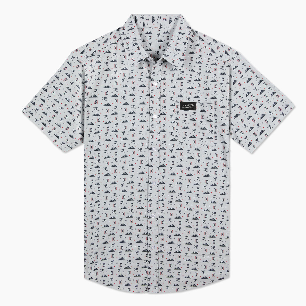 Whistler Blackcomb Ski Tech Button-Up Shirt