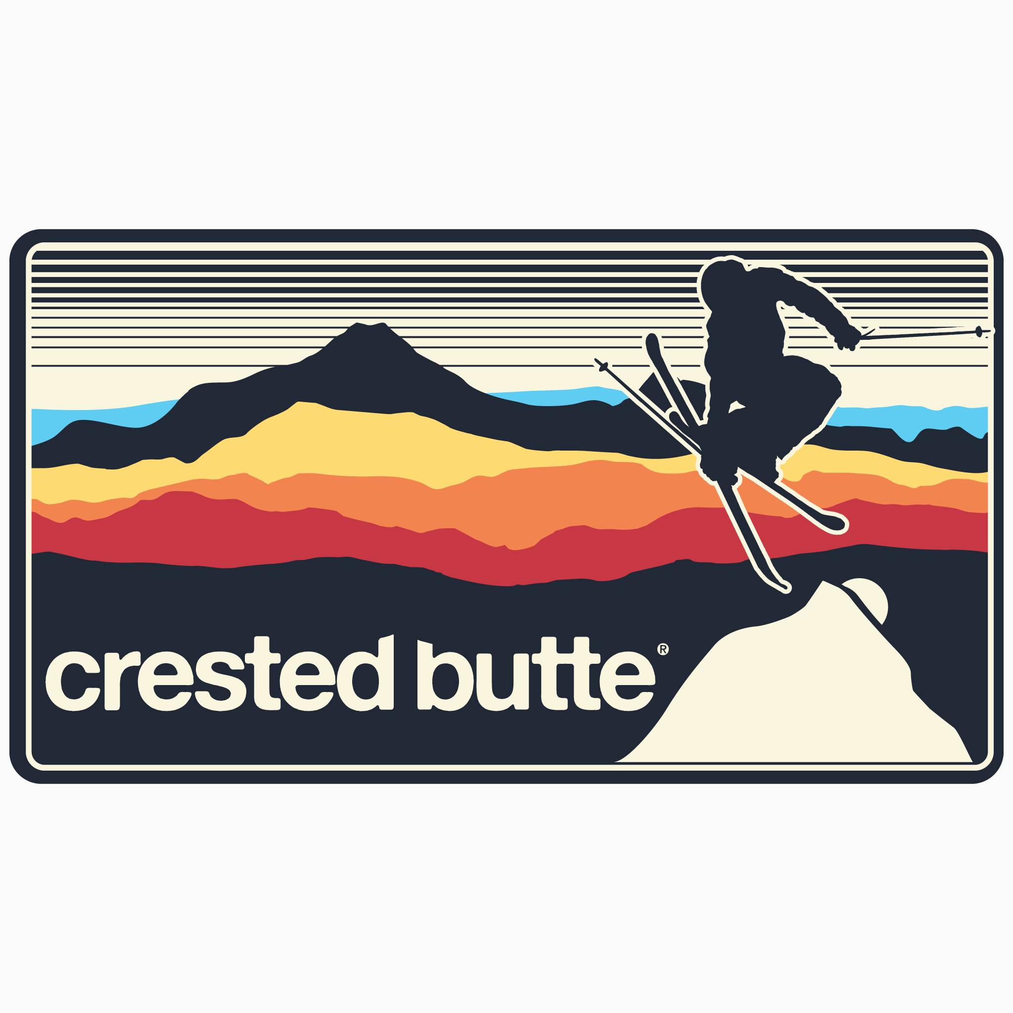 Crested Butte Abound Sticker