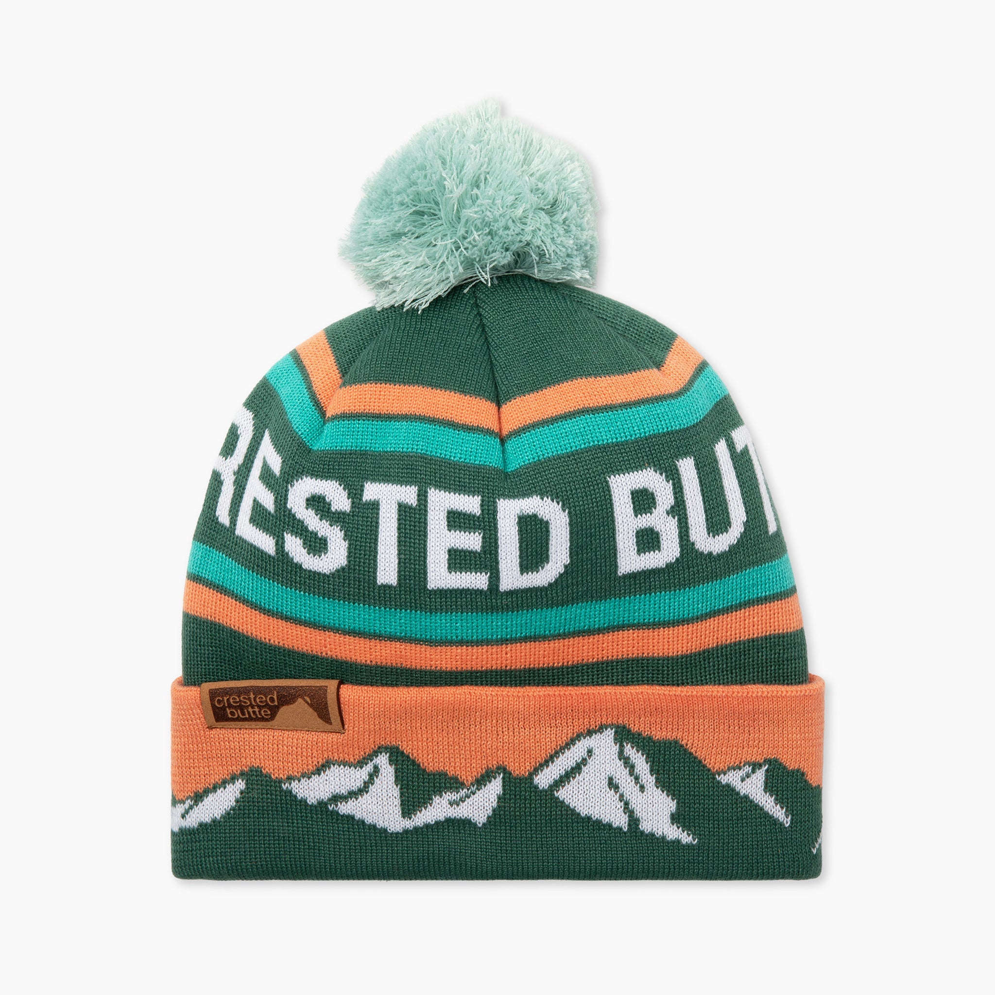 Crested Butte Mountain Lines Beanie