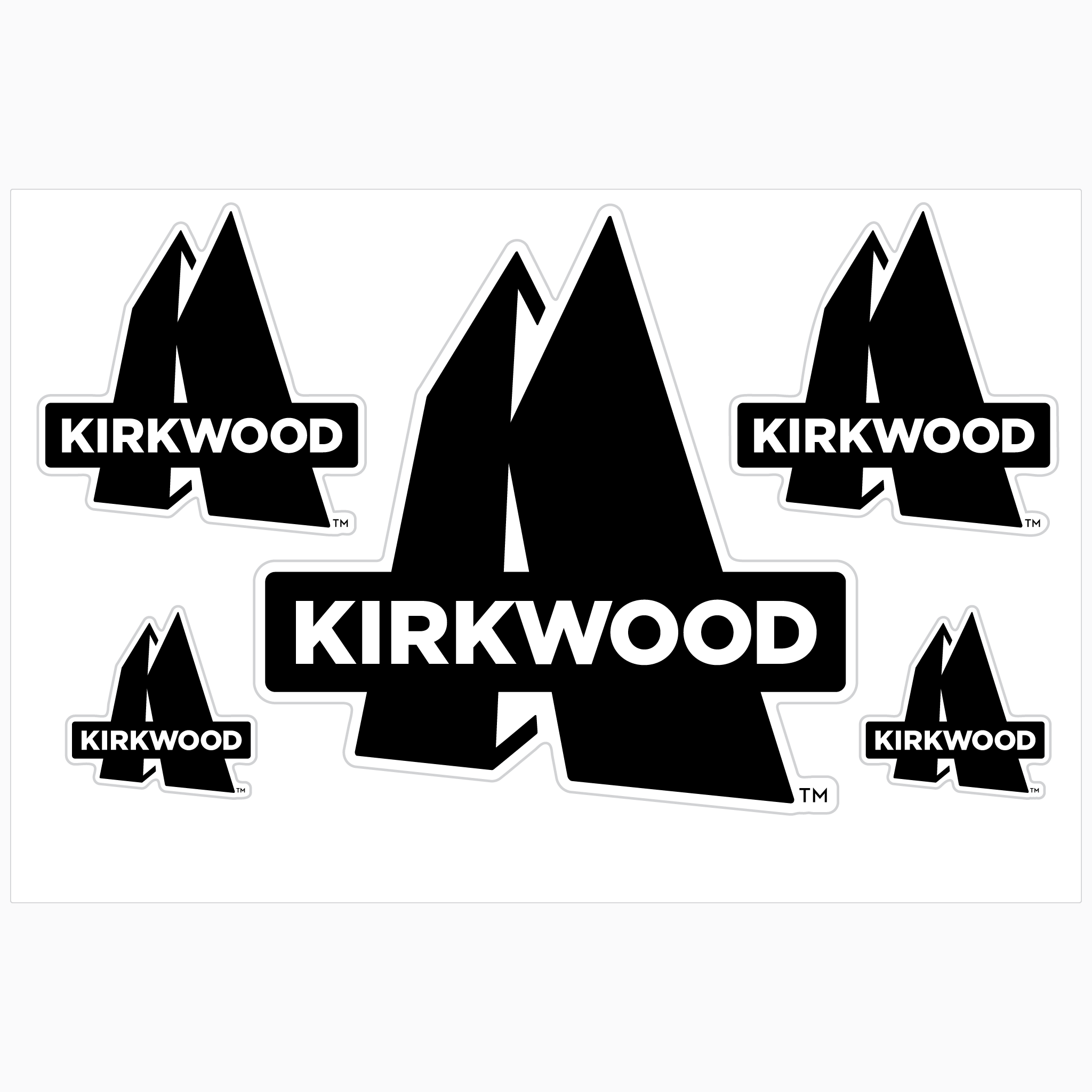 Kirkwood Multi Logo Stylie Sticker