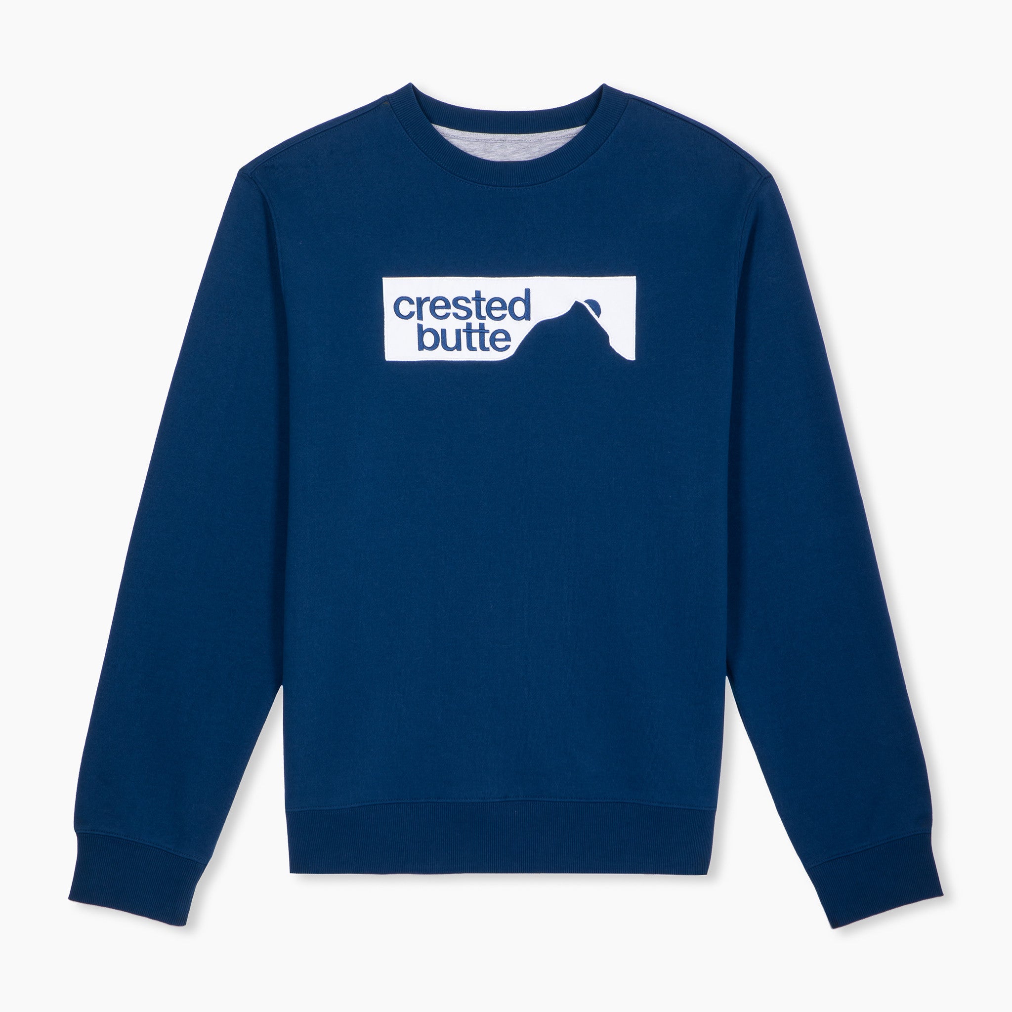 Crested Butte Applique Logo Crewneck Sweatshirt