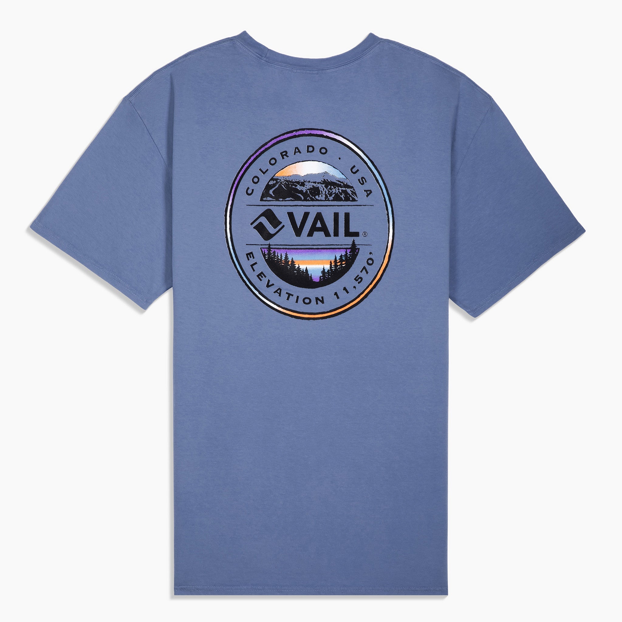 Vail Real Peaks Circle T-Shirt