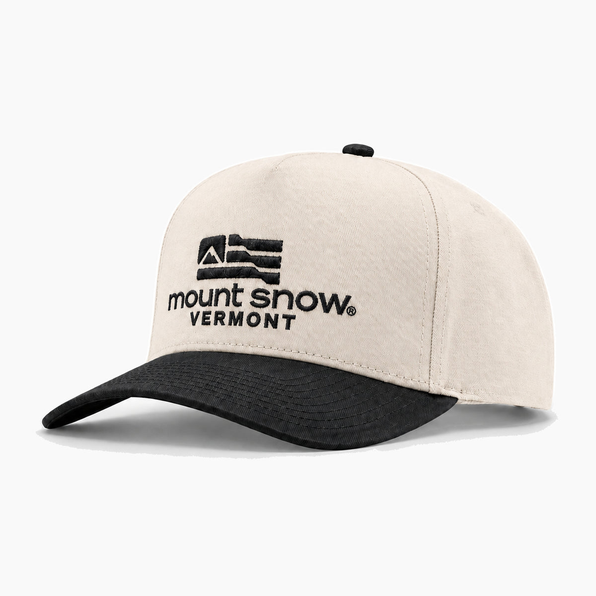 Mount Snow 3D Embroidered 5 Panel Cap
