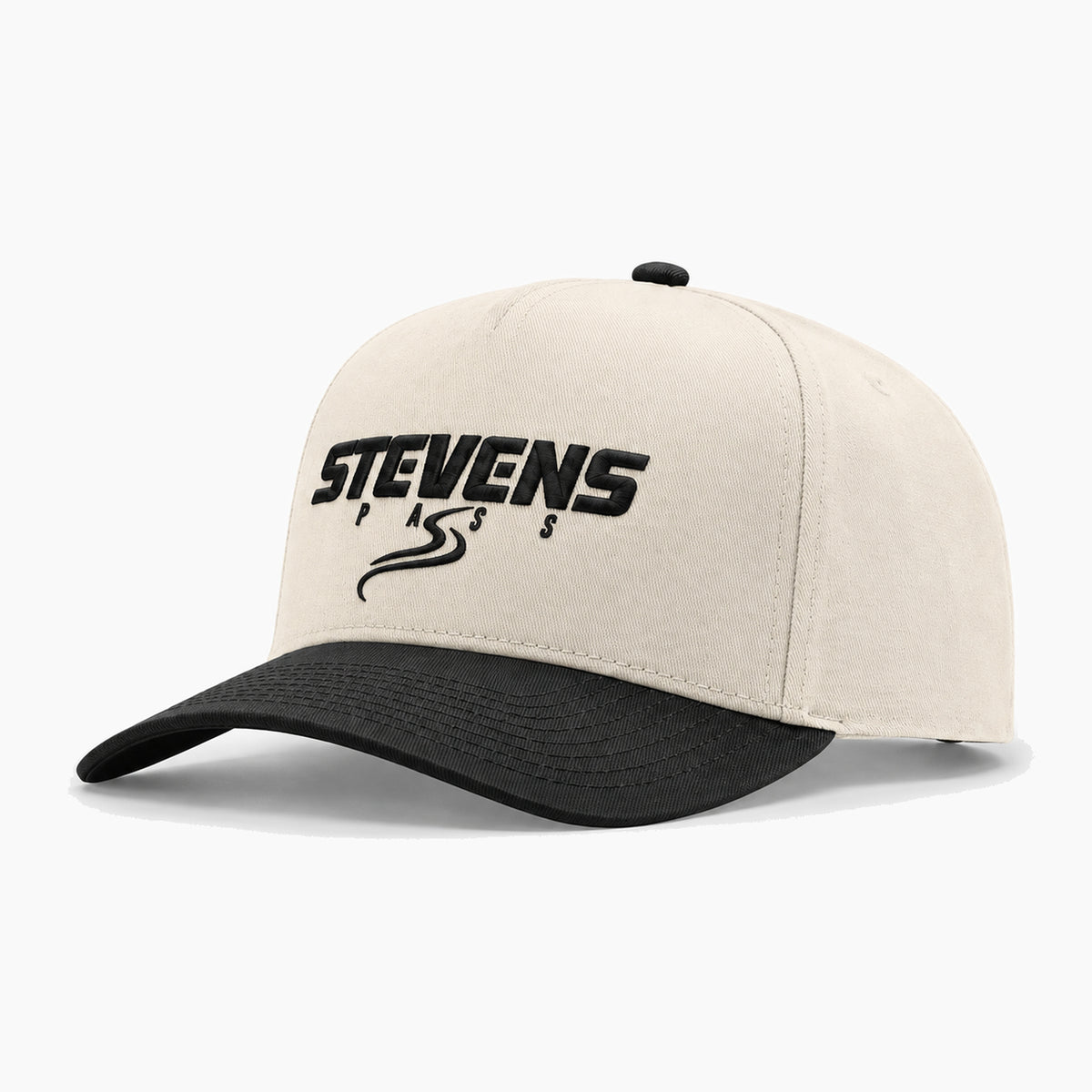 Stevens Pass 3D Embroidered 5 Panel Cap