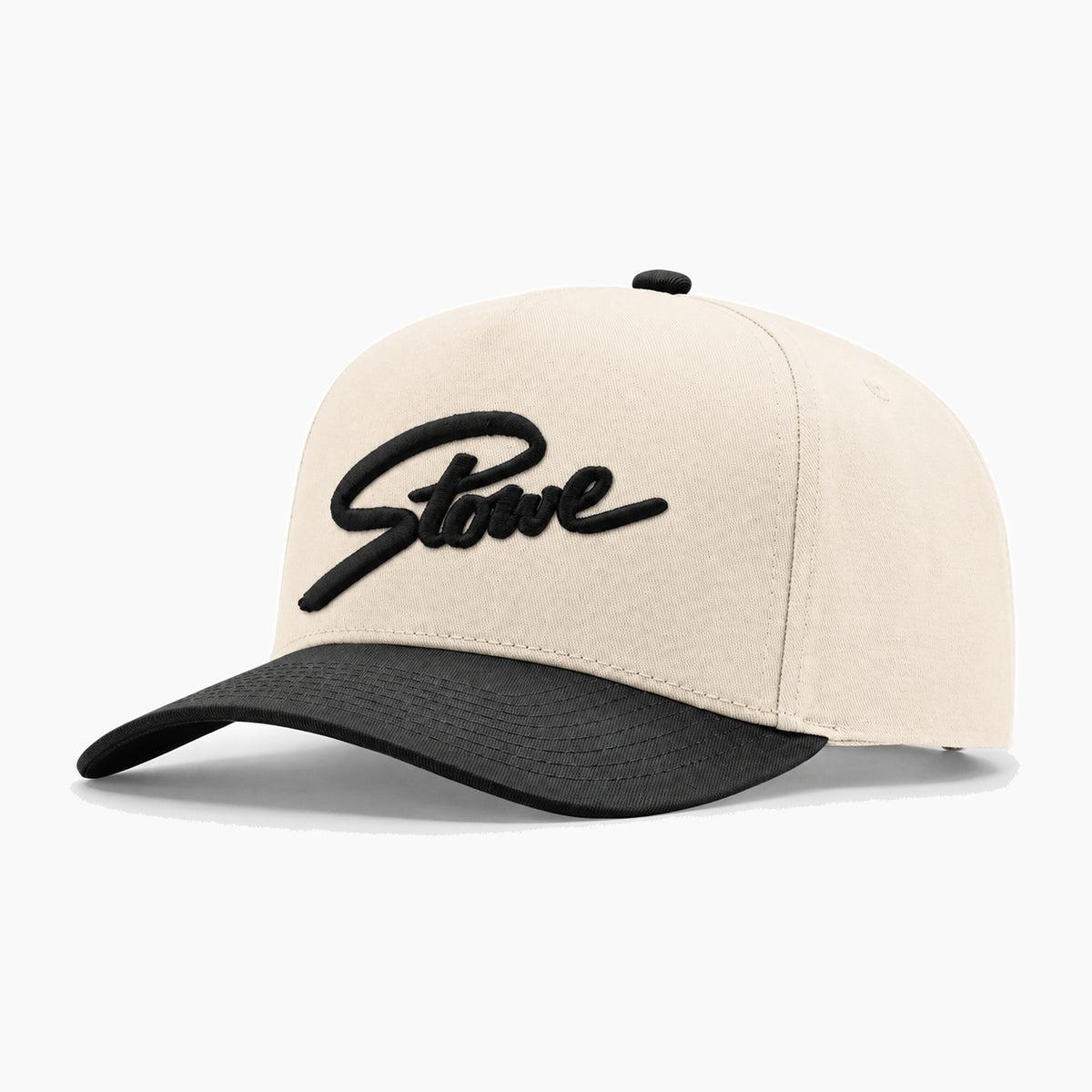 Stowe 3D Embroidered 5 Panel Cap