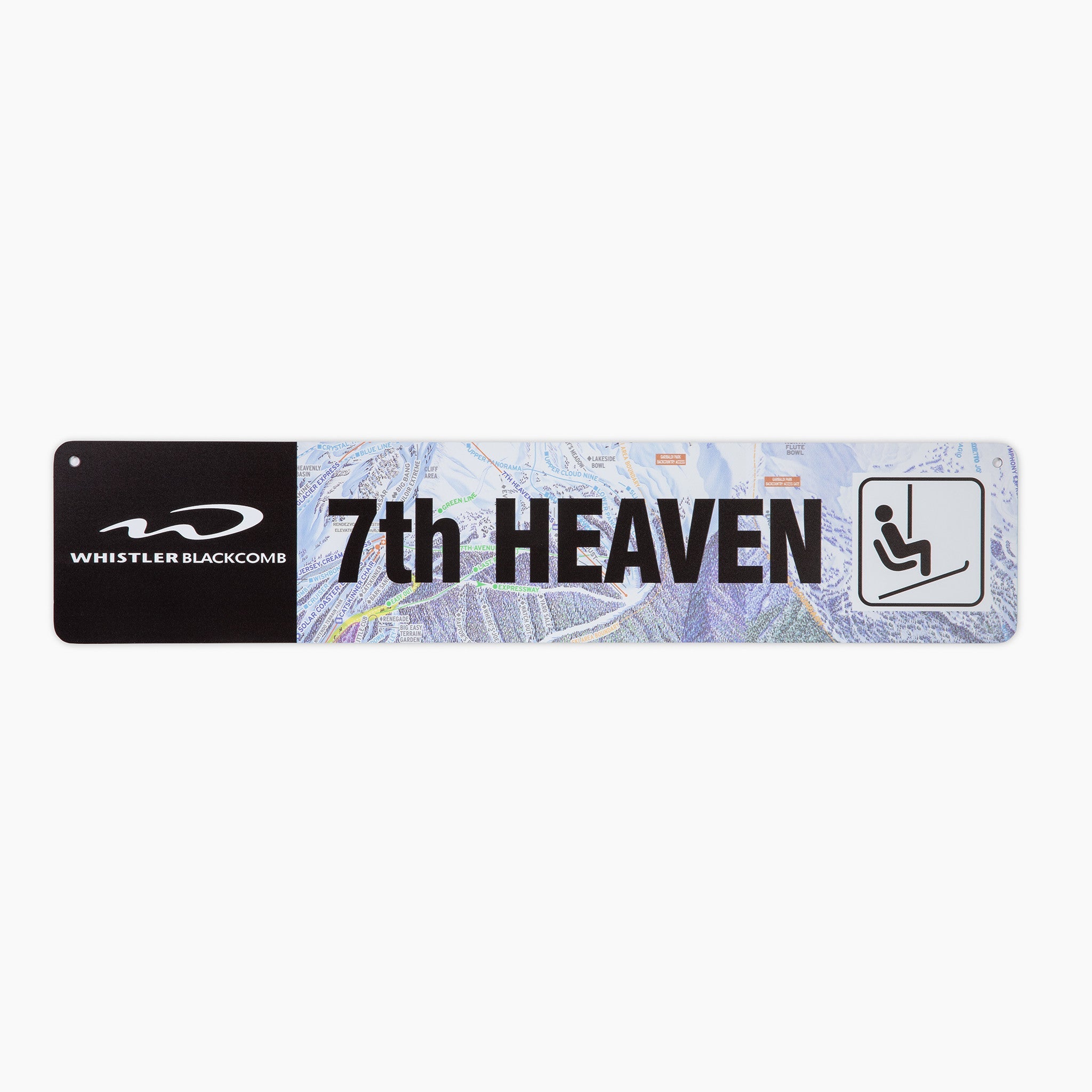 Whistler Blackcomb 7th Heaven Trail Sign