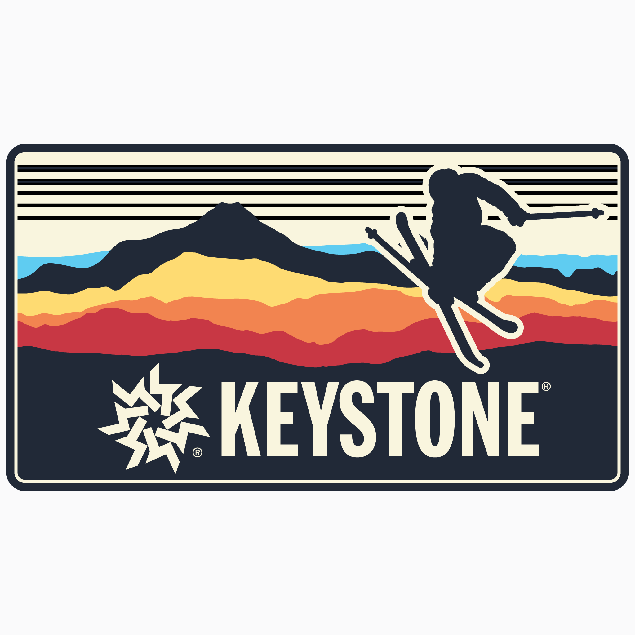 Keystone Abound Sticker