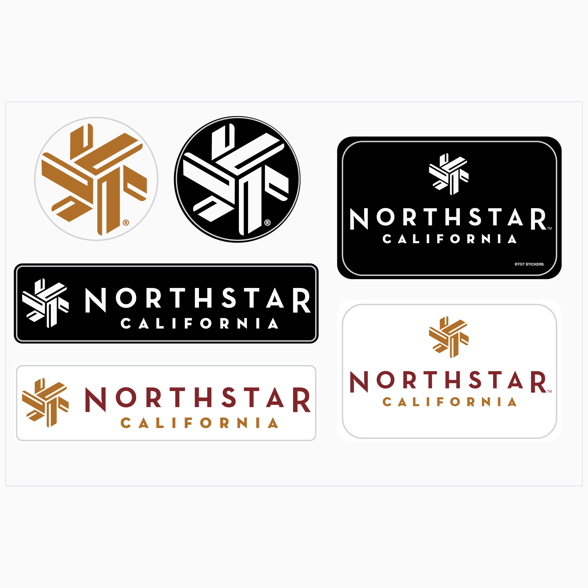 Northstar Multi Logo Stylie Sticker
