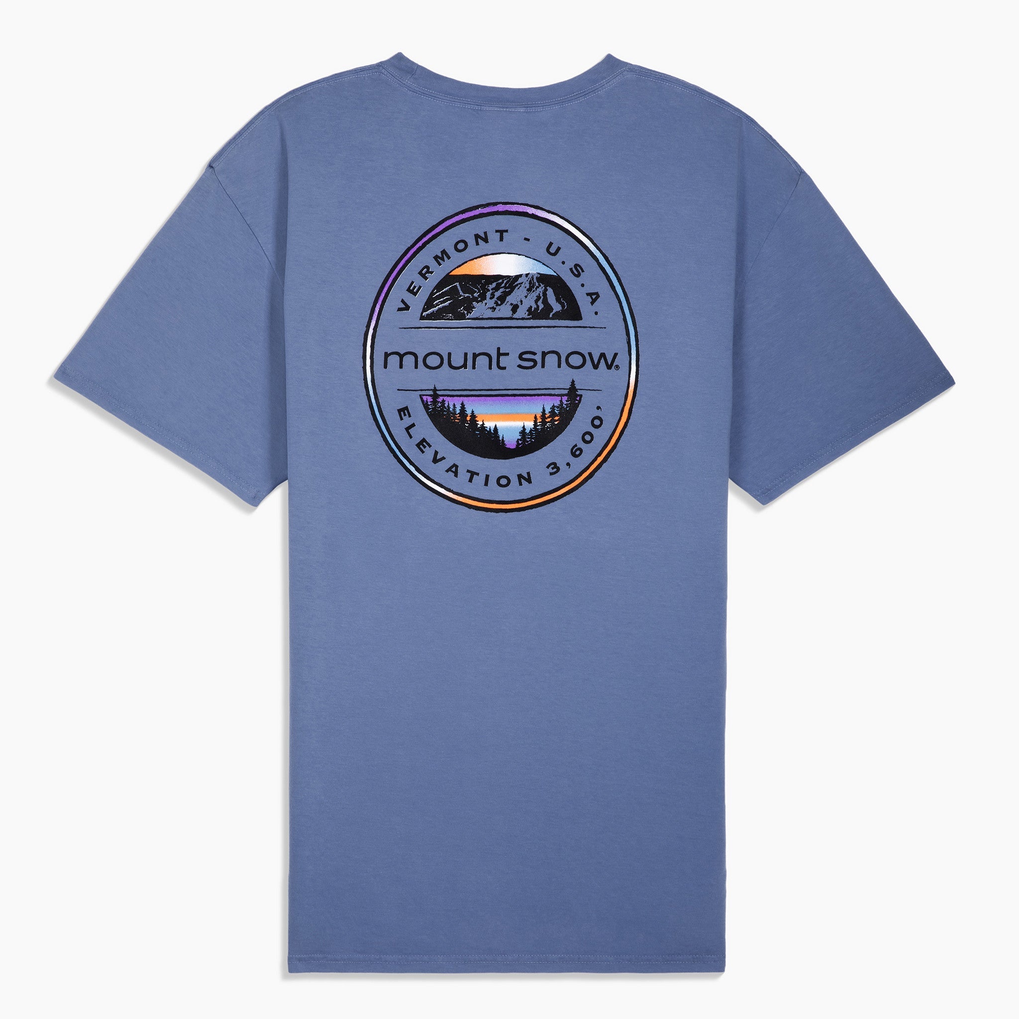 Mount Snow Real Peaks Circle T-Shirt