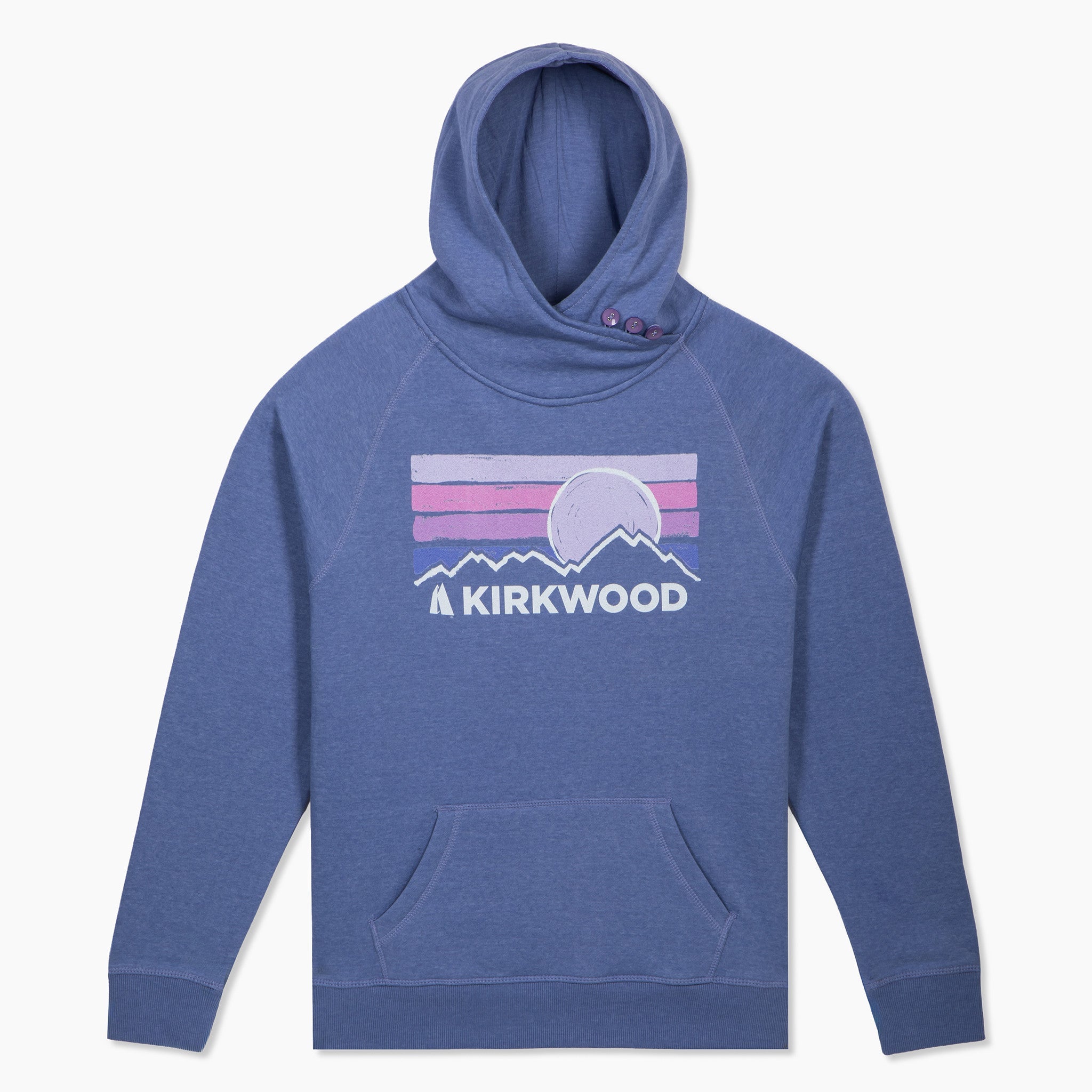 Kirkwood Women's Pastel Sun Asym Hooded Sweatshirt