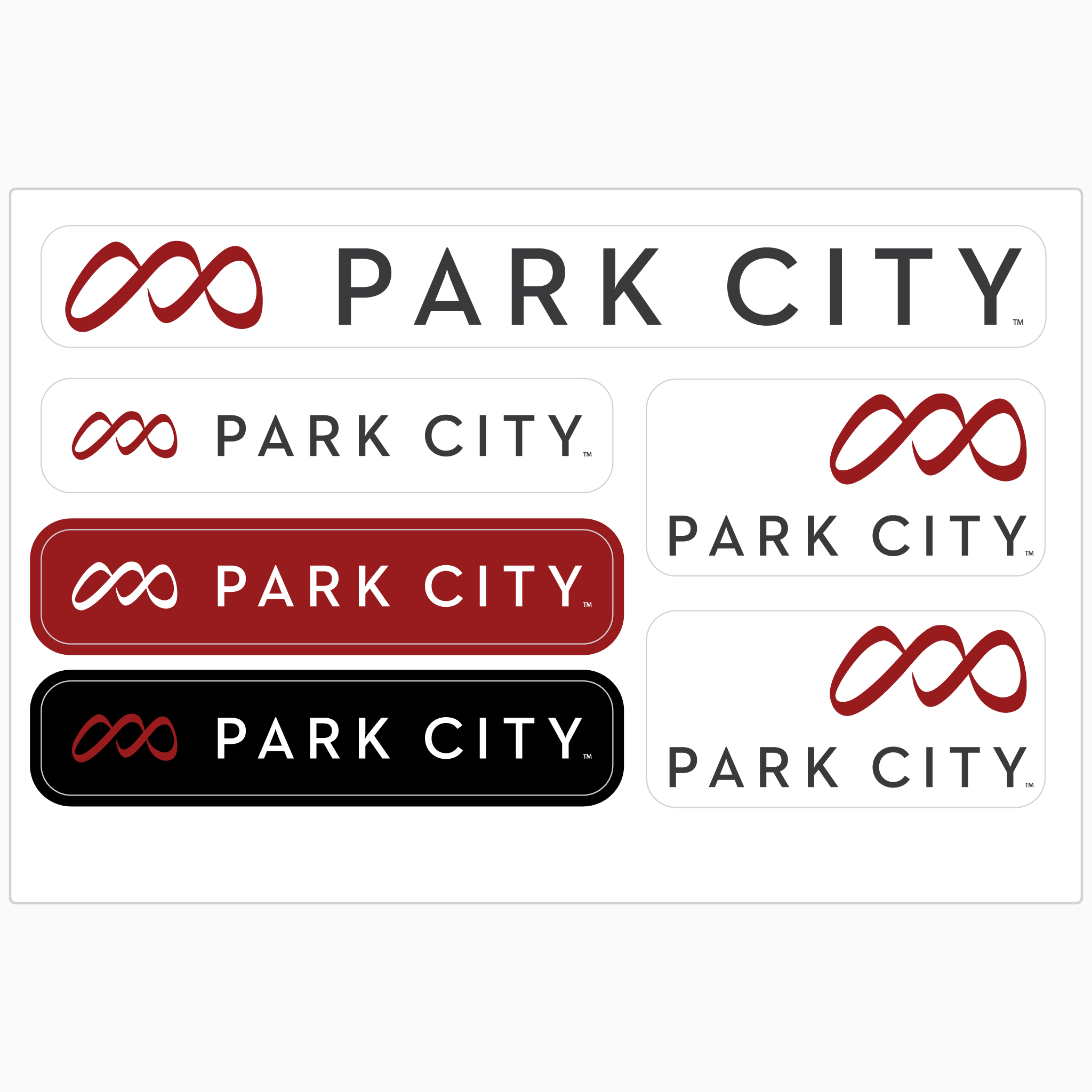 Park City Multi Logo Stylie Sticker