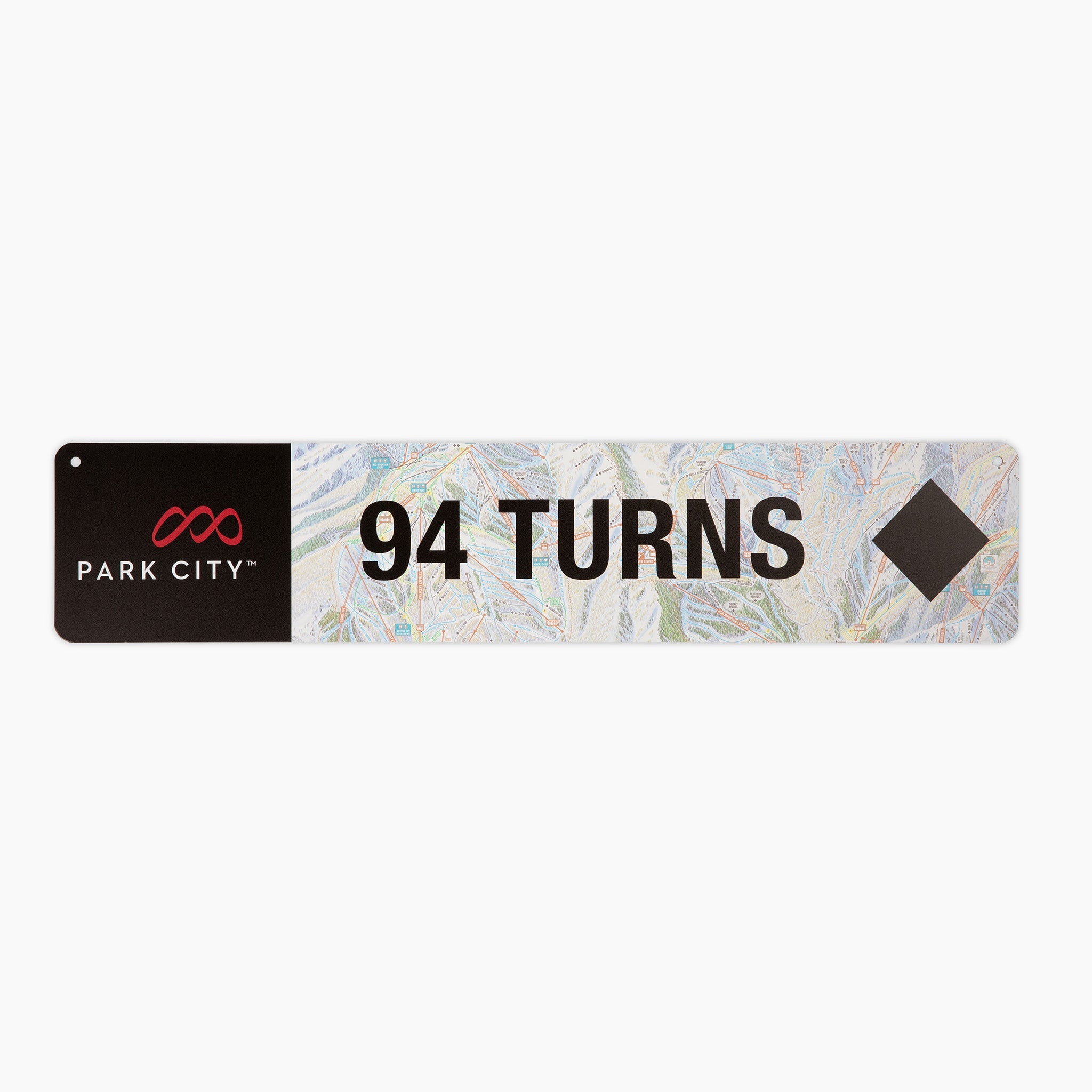 Park City 94 Turns Trail Sign