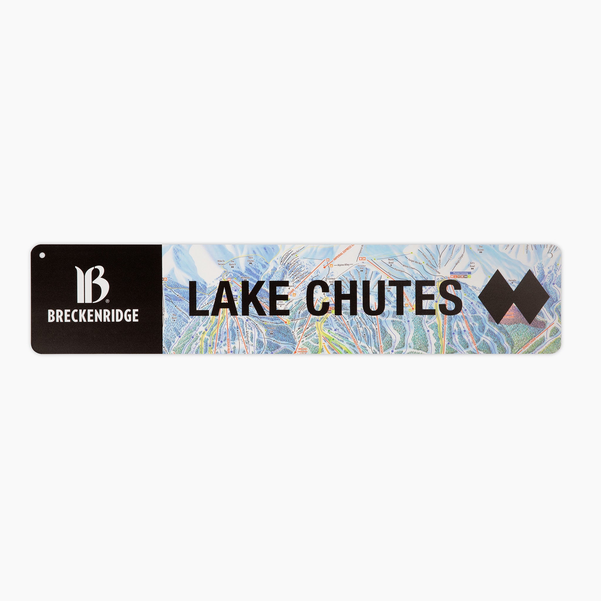 Breckenridge Lake Chutes Trail Sign