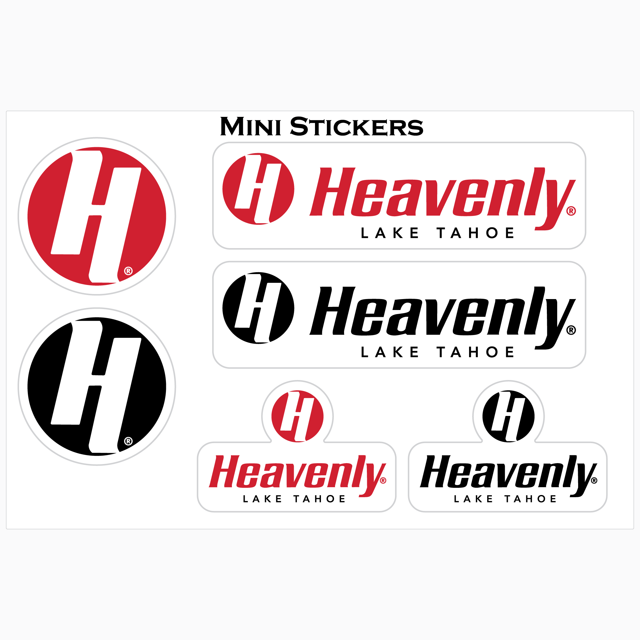 Heavenly Multi Logo Stylie Sticker